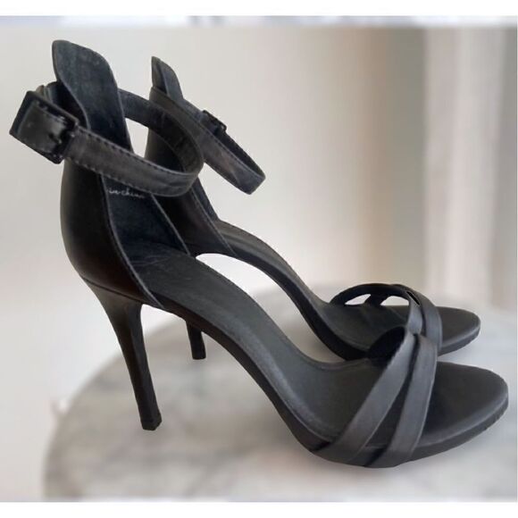 Anthropologie Joie Jena Nappa Leather Heel Sandal Size 39 US size 9 - Picture 14 of 14